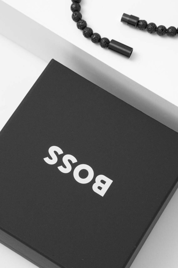 BOSS bransoletka 1580272 czarny AA00