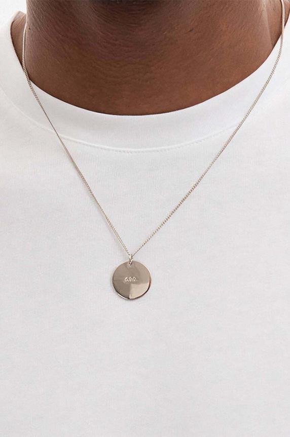 A.P.C. naszyjnik Collier Eloi srebrny MEACC.M70537