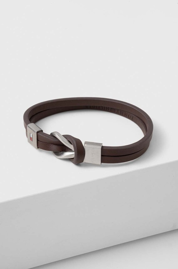 Tommy Hilfiger bőr karkötő barna 2790441