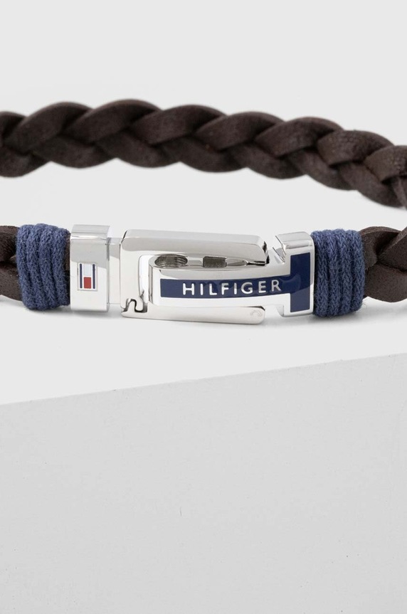 Kožna narukvica Tommy Hilfiger 2790309 smeđa AA00