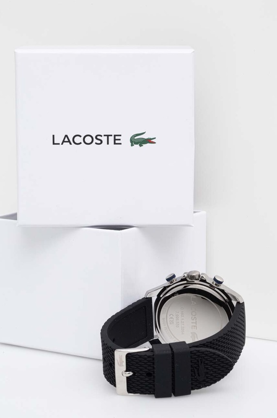 Akcesoria Lacoste zegarek 2011252 2011252 czarny
