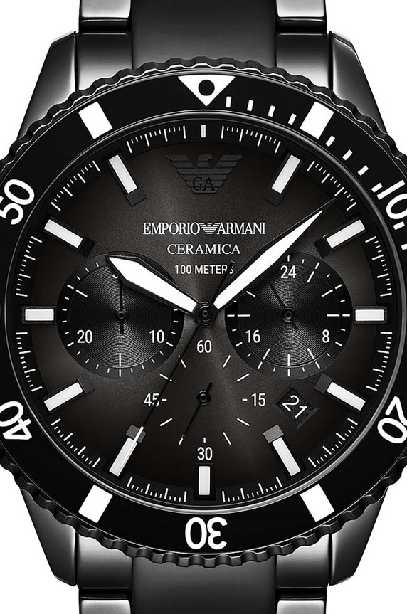 Emporio Armani zegarek AR70010 czarny AA00