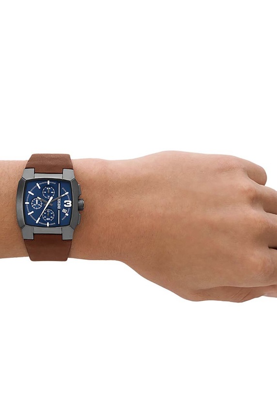 Diesel zegarek DZ4641 brązowy