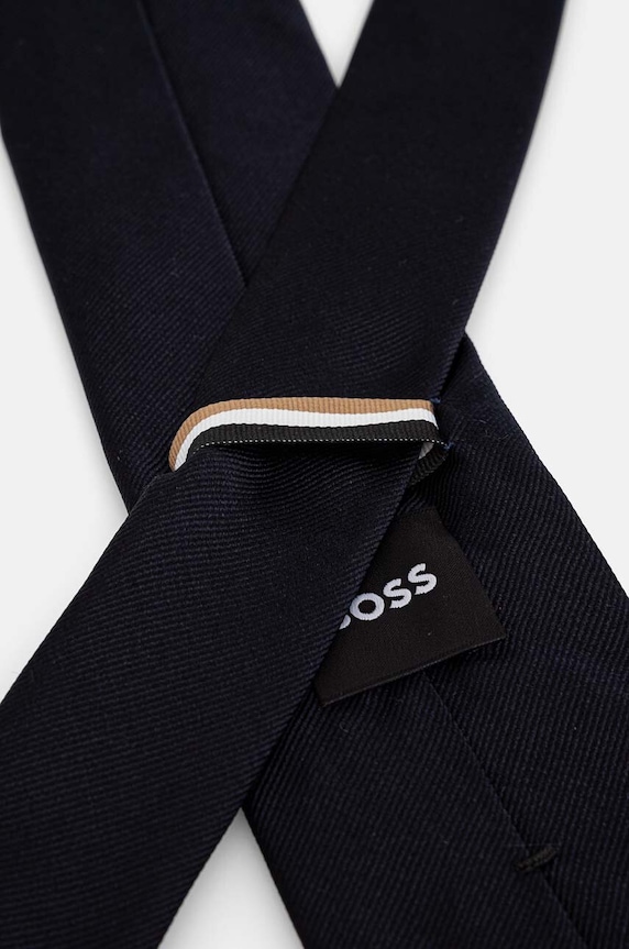 BOSS cravata de matase 50480283 bleumarin AA00
