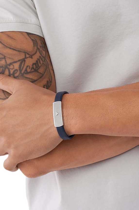 Accessori Emporio Armani braccialetto EGS2987040 grigio