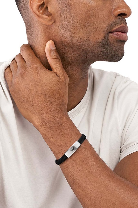 Kiegészítők Emporio Armani karperec EGS2996040 fekete