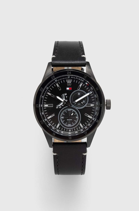 Tommy Hilfiger zegarek czarny 1791638