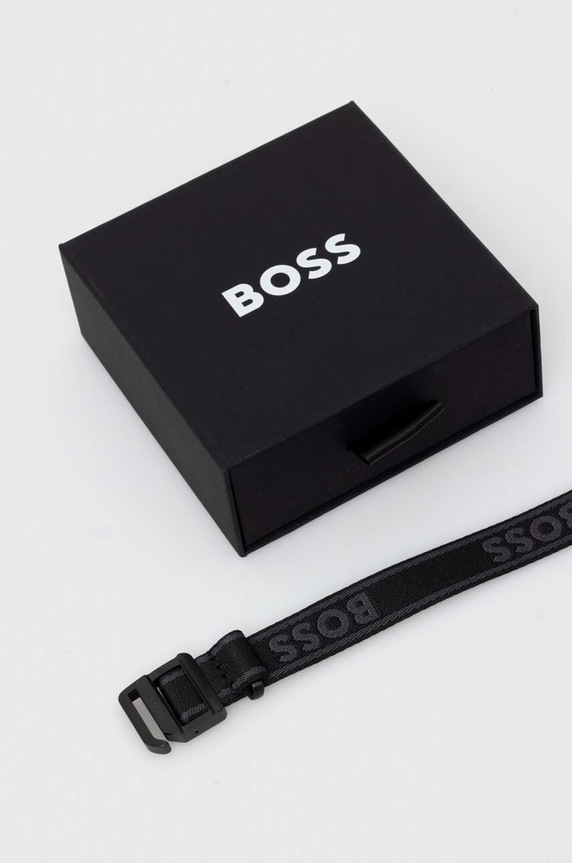 BOSS bransoletka 1580488 czarny AA00