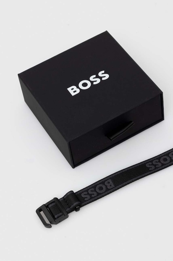 BOSS bransoletka 1580488 czarny AA00