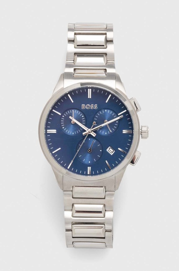 Часовник BOSS сребърен 1513927