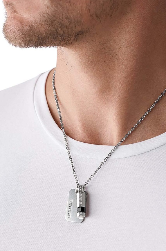 Kiegészítők Diesel nyaklánc DX1156040 ezüst