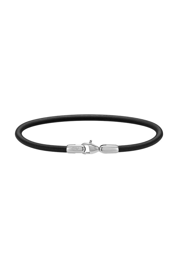 Daniel Wellington bracciale in pelle vera pelle nero DW00400707