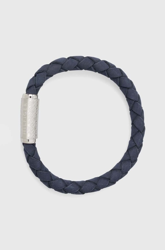 Tommy Hilfiger bőr karkötő sötétkék 2790480