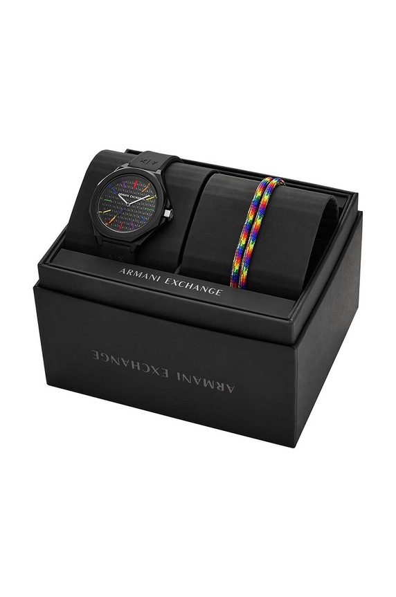 Armani Exchange zegarek i bransoletka AX7158SET