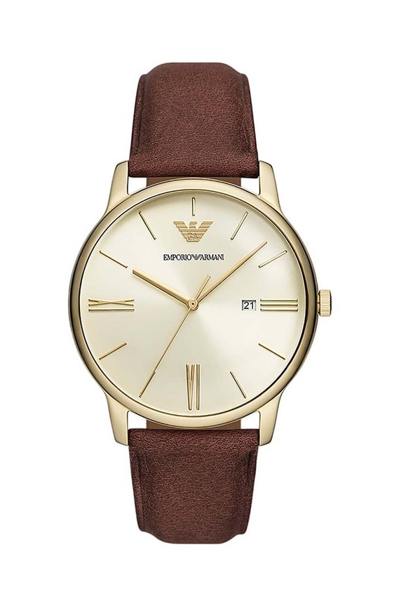 Hodinky Emporio Armani hnedá AR11610