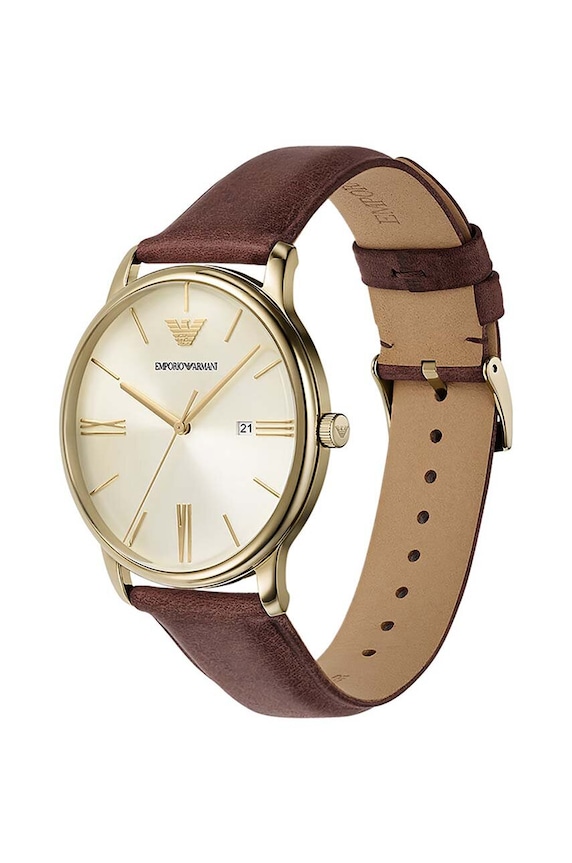 Hodinky Emporio Armani AR11610 hnedá AA00
