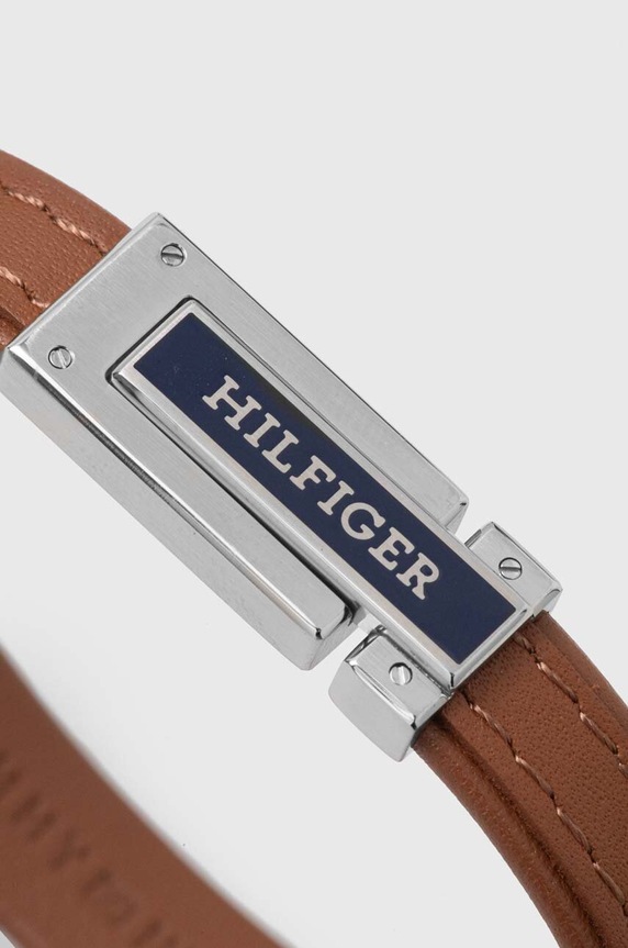 Kožna narukvica Tommy Hilfiger 2790560 smeđa AA00
