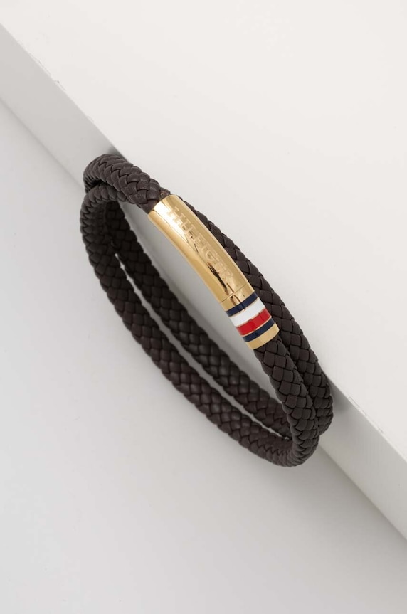 Narukvica Tommy Hilfiger smeđa 2790551