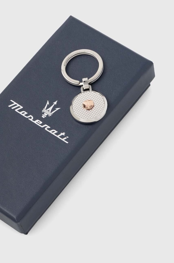 Akcesoria Maserati brelok KMU2230101 srebrny