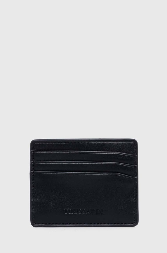 Trussardi zegarek i etui na karty R2453156007 czarny AA00