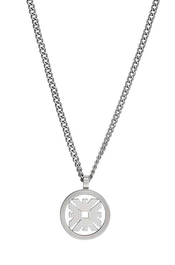 Emporio Armani naszyjnik EGS3040040 srebrny AA00