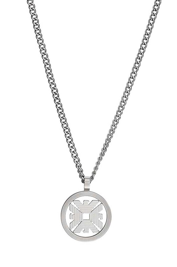 Emporio Armani naszyjnik EGS3040040 srebrny AA00