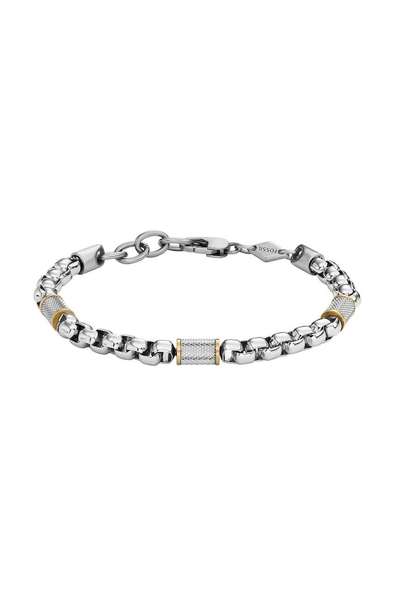 Fossil bratara argintiu JF04138998