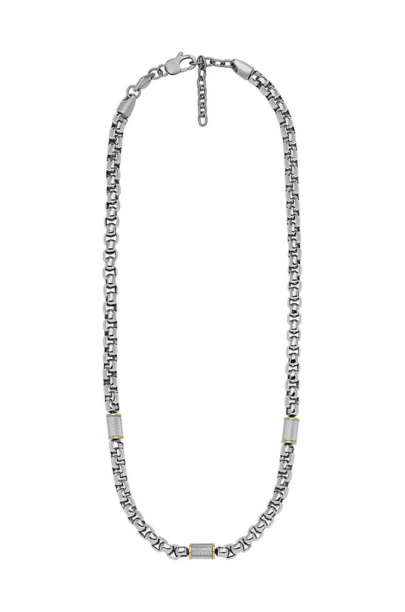 Fossil naszyjnik srebrny JF04145998