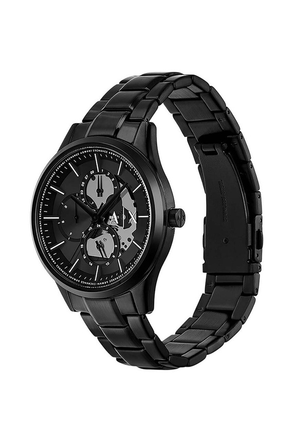 Sat i ogrlica Armani Exchange AX7160SET crna AA00