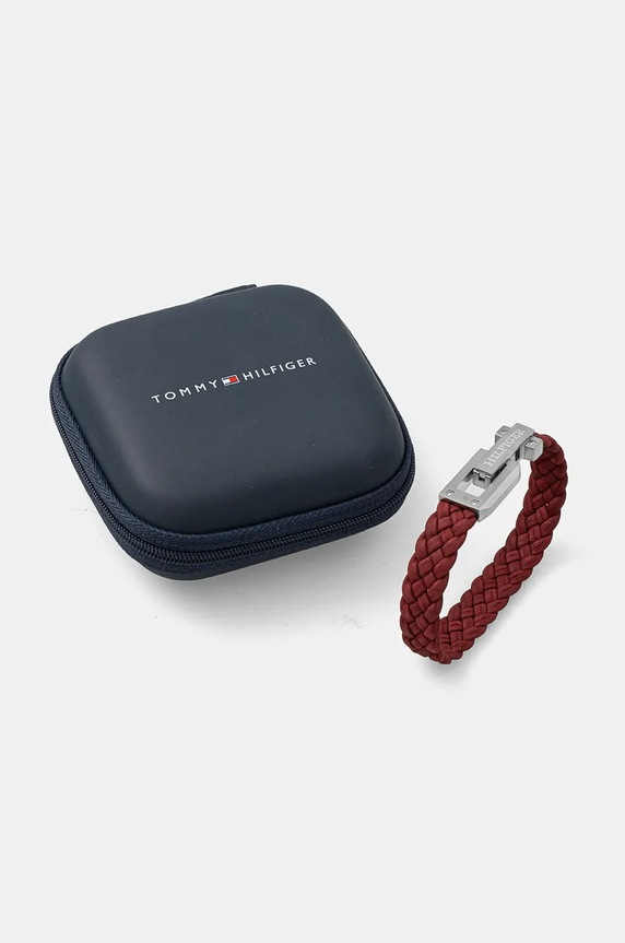 Kiegészítők Tommy Hilfiger bőr karkötő 2790519 piros