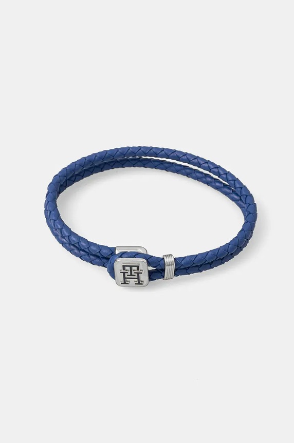 Kožený náramek Tommy Hilfiger Dárkový box modrá 2790530