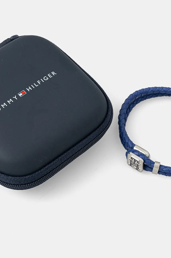 Doplňky Kožený náramek Tommy Hilfiger 2790530 modrá
