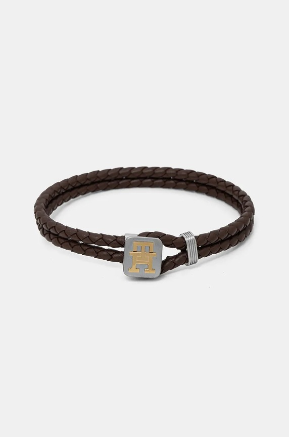 Narukvica Tommy Hilfiger smeđa 2790532
