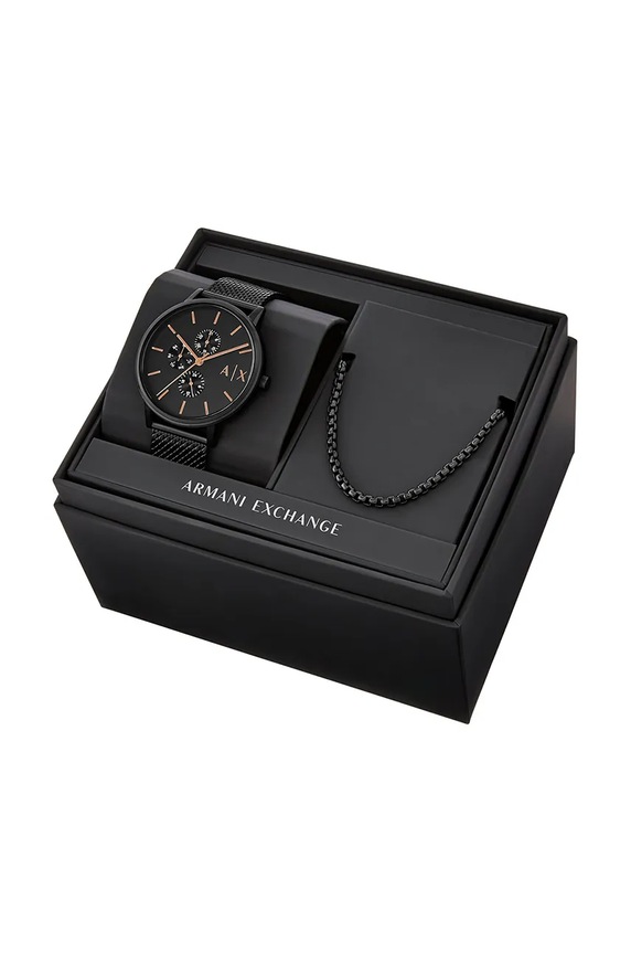 Armani Exchange ceas si coliere AX7162SET