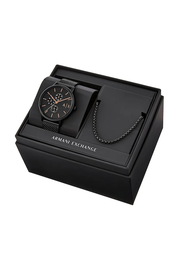 Armani Exchange ceas si coliere AX7162SET