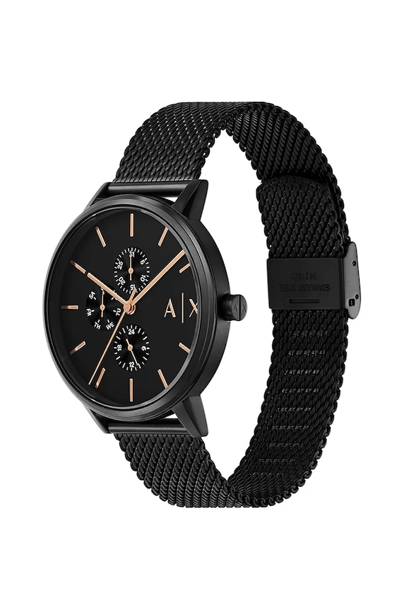 Armani Exchange ceas si coliere AX7162SET negru AA00