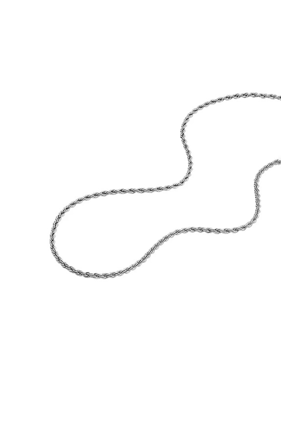 Fossil colier argintiu JF04821040