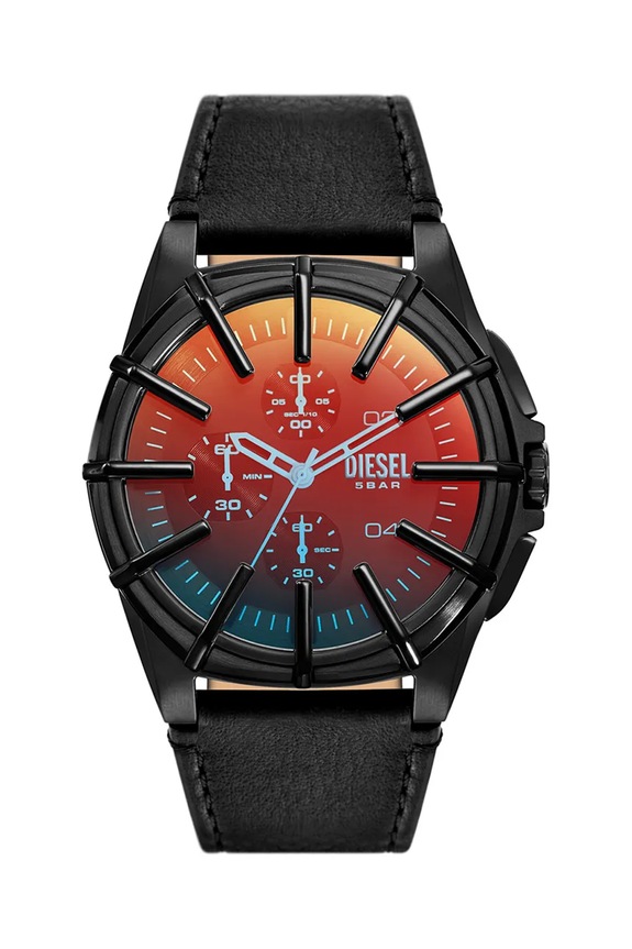 Ρολόι Diesel Framed Chronograph μαύρο DZ4658