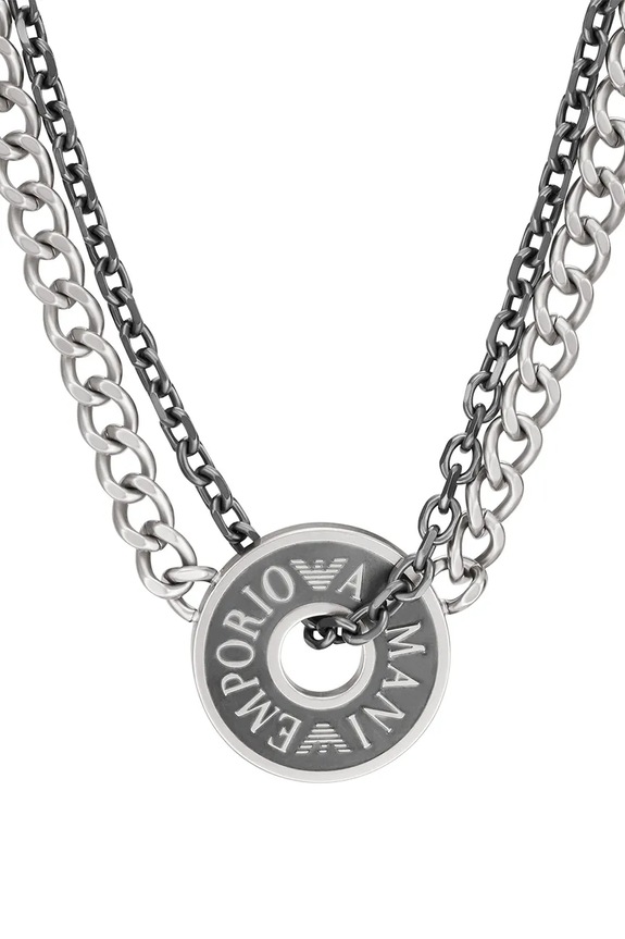 Emporio Armani naszyjnik EGS3093040 srebrny AA00