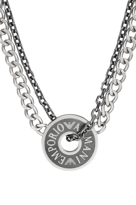 Emporio Armani naszyjnik EGS3093040 srebrny AA00