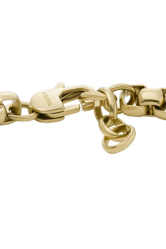 Doplnky Náramok Fossil Drew Chain JF04695710 zlatá
