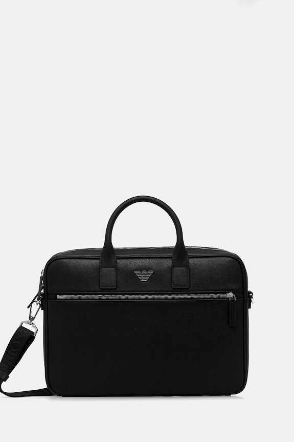 Taška Emporio Armani 37 x 26 x 6,5 cm vejde se A4 černá Y4P119.Y138E.NOS