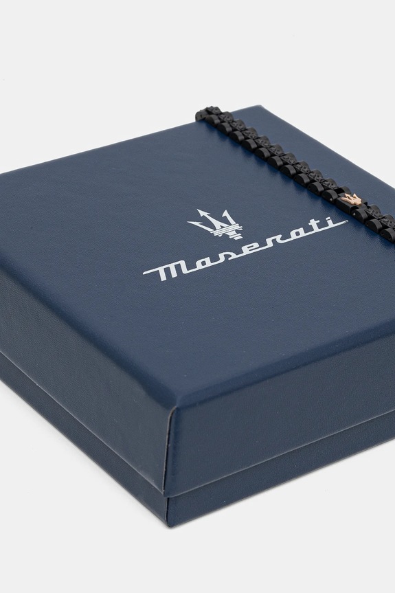 Akcesoria Maserati bransoletka ICONIC JM420ATJ01 czarny