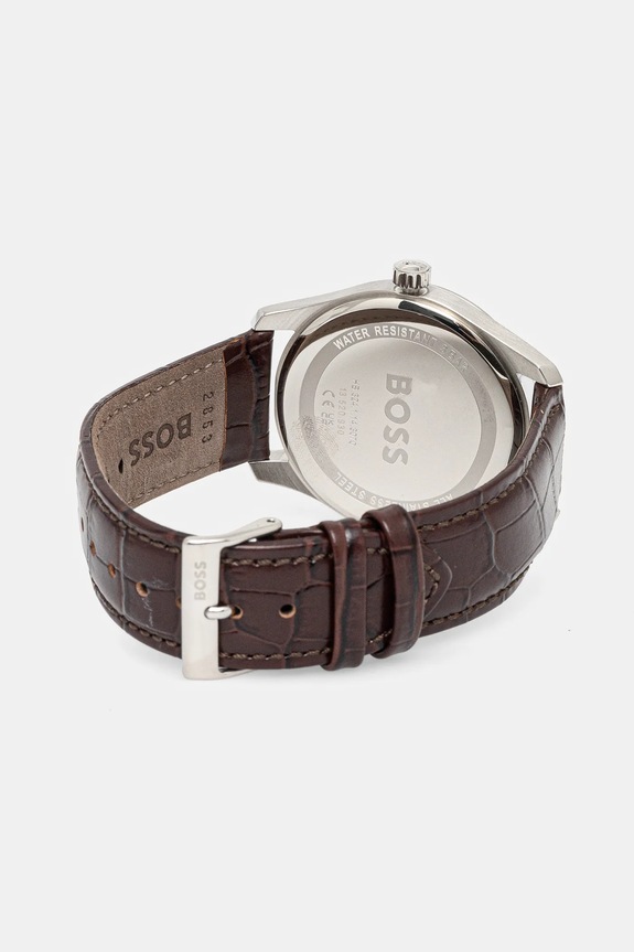 Akcesoria BOSS zegarek 1514114 brązowy