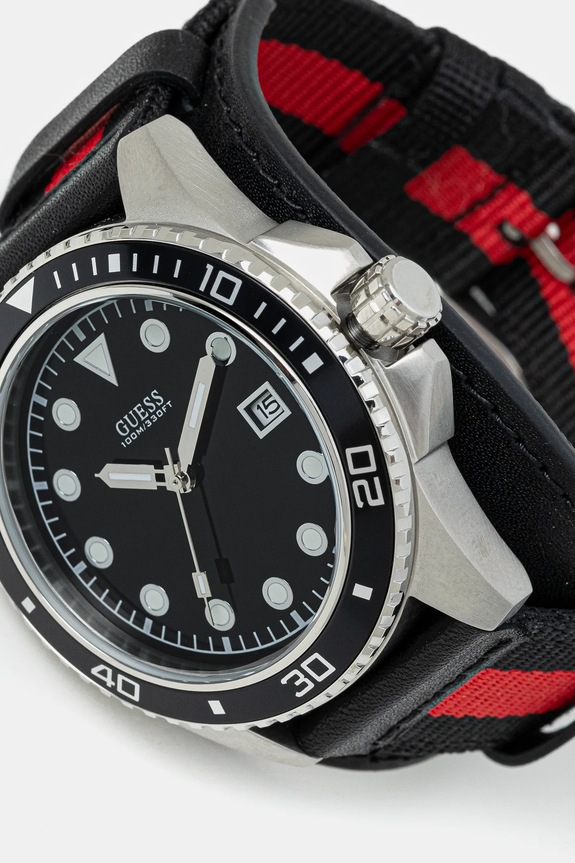 Guess zegarek W1051G1 czarny AA00