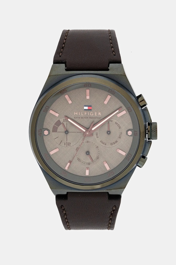 Hodinky Tommy Hilfiger hnědá 1792085