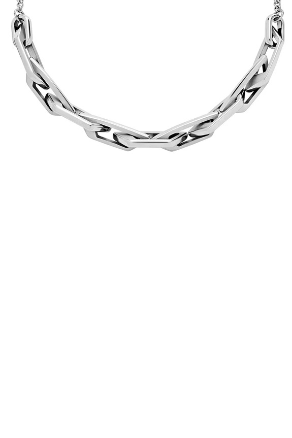 Náhrdelník Diesel CHAIN NECKLACE strieborná DX1578040