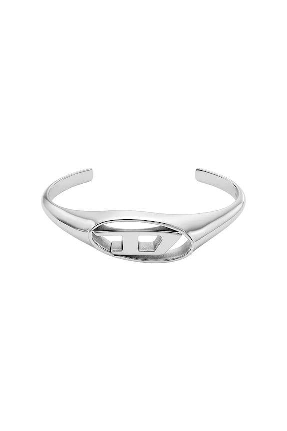 Diesel bransoletka CUFF srebrny DX1597040