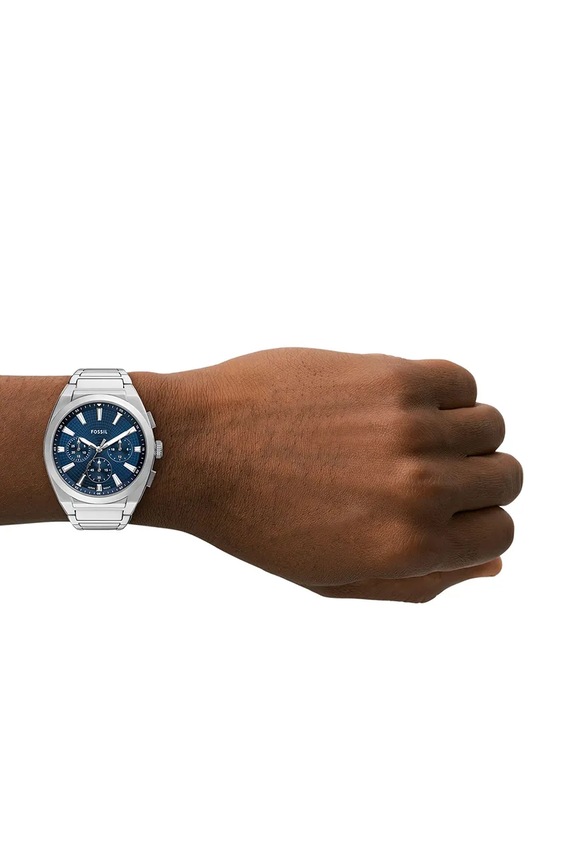 Hodinky Fossil EVERETT strieborná FS6104