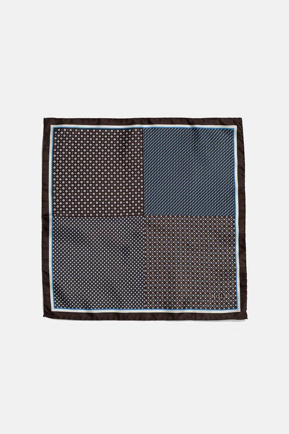 Eton selyem zsebkendő 100012721.NOS barna AA00